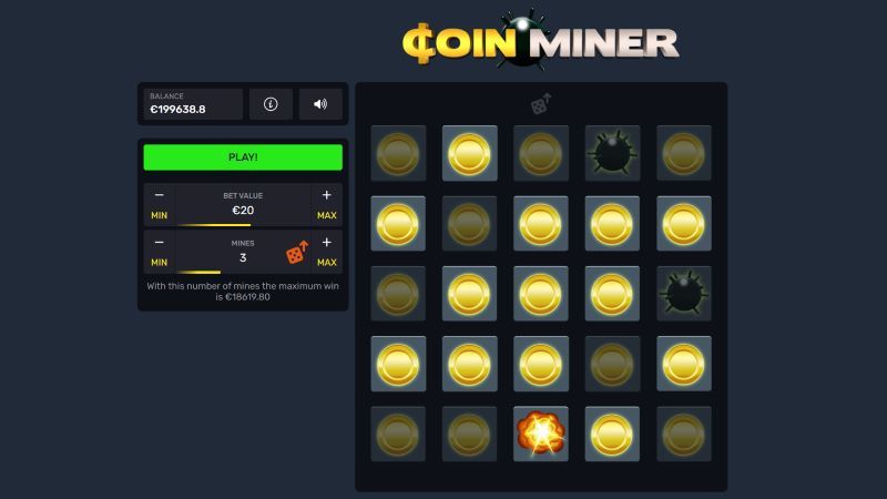 Juega a Mines con cripto.